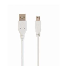 Кабель USB - miniUSB 0.9м, Cablexpert CC-USB2-AM5P-3 серый