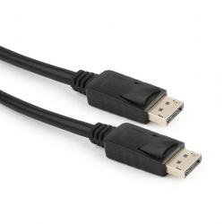 Кабель DisplayPort-DisplayPort  5.0м Cablexpert CC-DP2-5M, v1.2, 20M/20M, экран, пакет, черный
