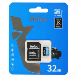 Карта памяти microSDHC UHS-I U1 NETAC