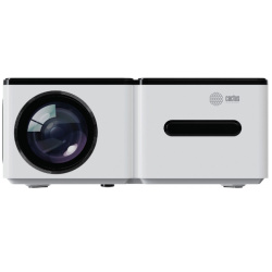 Проектор Cactus CS-PRO.03WT.Full HD белый (LCD, Full HD(1920x1080), 7500 лм, 2300:1, 3хHDMI/AV, Wi-Fi/Bluetooth, колонки 5 Вт, ресурс лампы 30000 ч) 