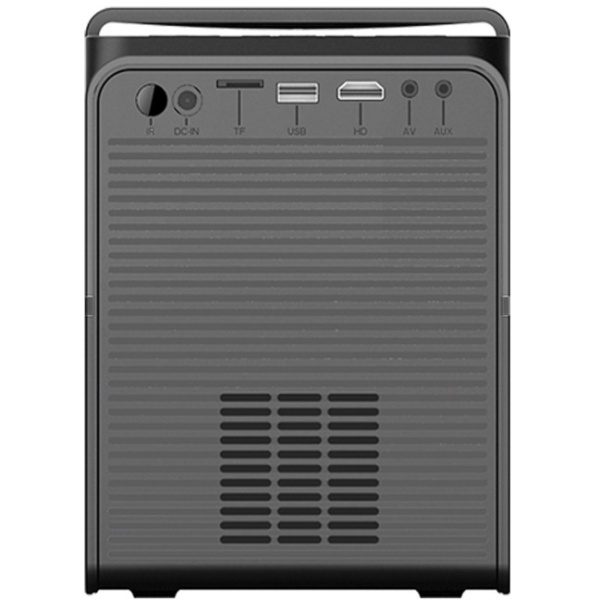 Проектор Cactus CS-PRC.04B.Full HD-A чёрный (LCD, Full HD(1920x1080), 3500 лм, 1000:1, HDMI/AV, Wi-Fi/Bluetooth, колонки 5 Вт, ресурс лампы 50000 ч) 