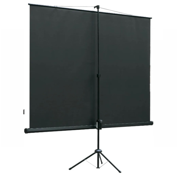 Экран для проектора Lumien 127x127см Eco View LEV-100104 (1:1, Matte White, на штативе, чёрный корпус)