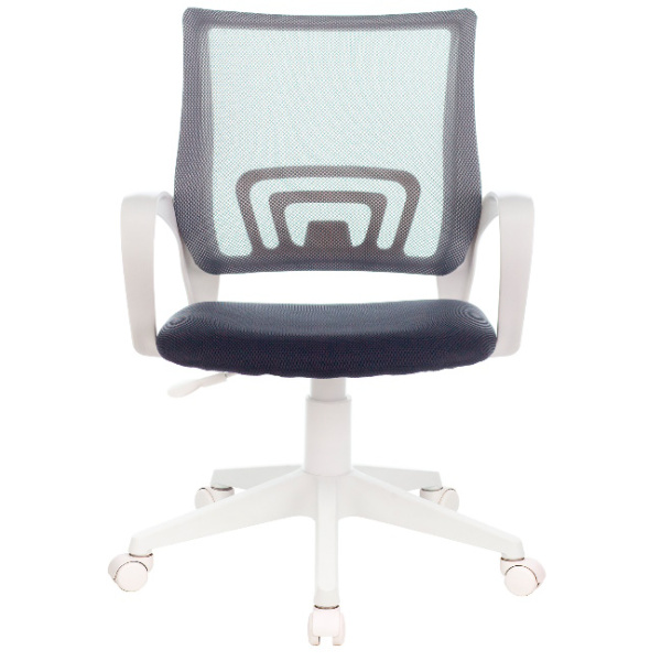 Кресло офисное Бюрократ CH-W695NLT темно-серый (сетка/ткань,120 кг, крестовина пластик, колесики пластик)