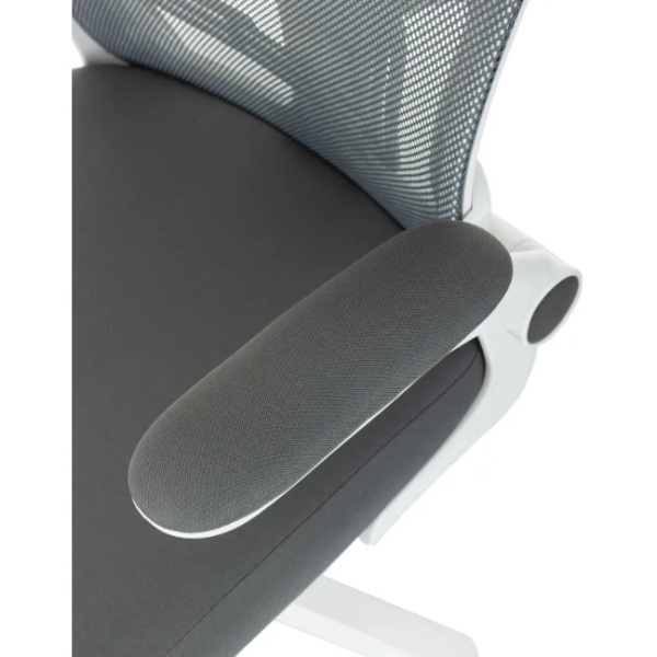 Кресло Бюрократ Aster N-W темно-серый TW-04 Neo Grey (сетка/ткань,120 кг, крестовина пластик, колесики пластик)