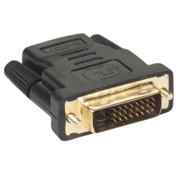 Переходник DVI-D - HDMI, ExeGate EX-HDMI-DVI-2 черный