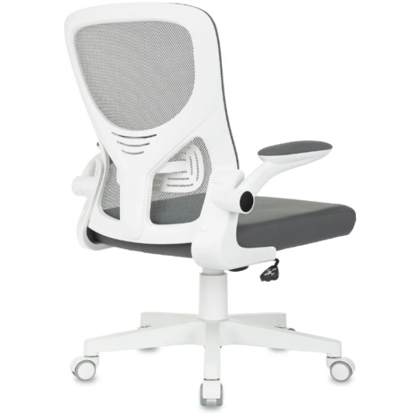 Кресло Бюрократ Aster N-W темно-серый TW-04 Neo Grey (сетка/ткань,120 кг, крестовина пластик, колесики пластик)