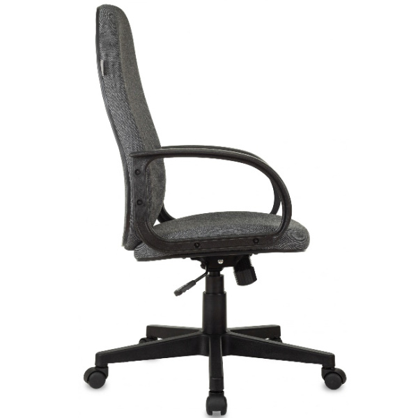 Кресло руководителя Бюрократ CH-808AXSN серый  (ткань, до 120 кг, крестовина пластик, колесики пластик)