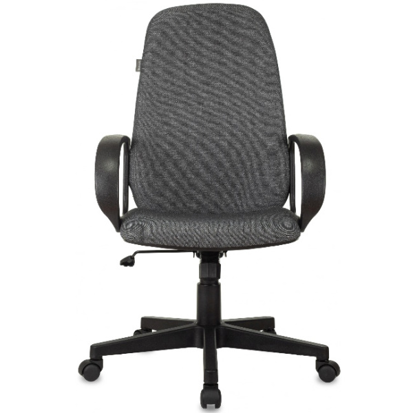 Кресло руководителя Бюрократ CH-808AXSN серый  (ткань, до 120 кг, крестовина пластик, колесики пластик)